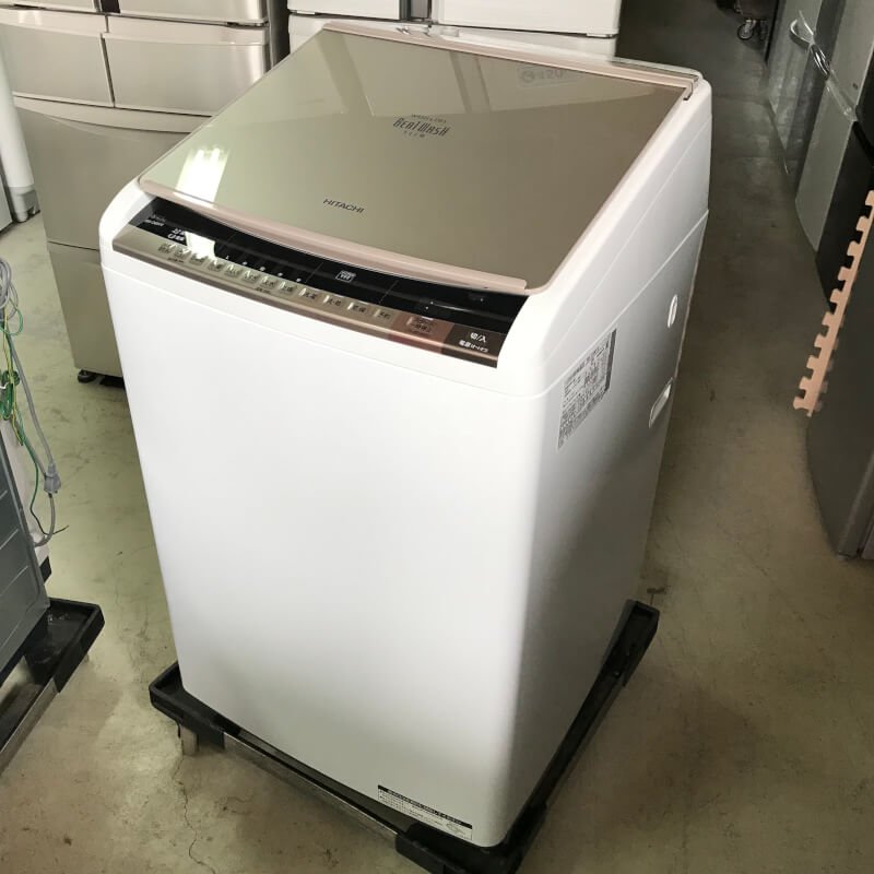 送料込み‼️国産HITACHI 乾燥機能付き洗濯機　洗濯8kg 乾燥4.5kg