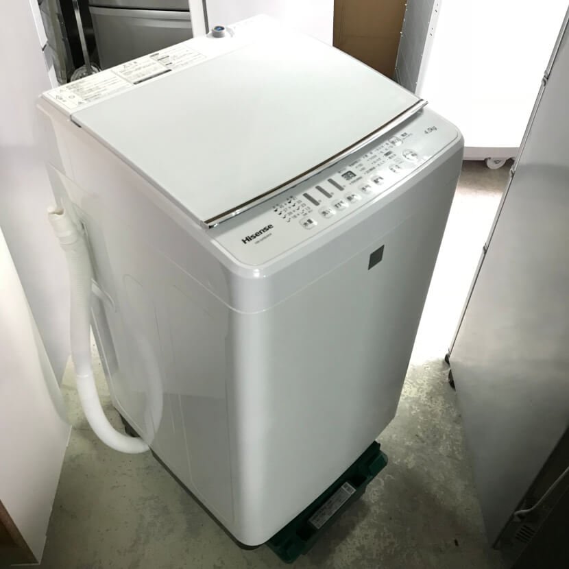 愛知岐阜 送料無料 ハイセンス 4．5kg洗濯機 HW-G45E4KW 単身向け