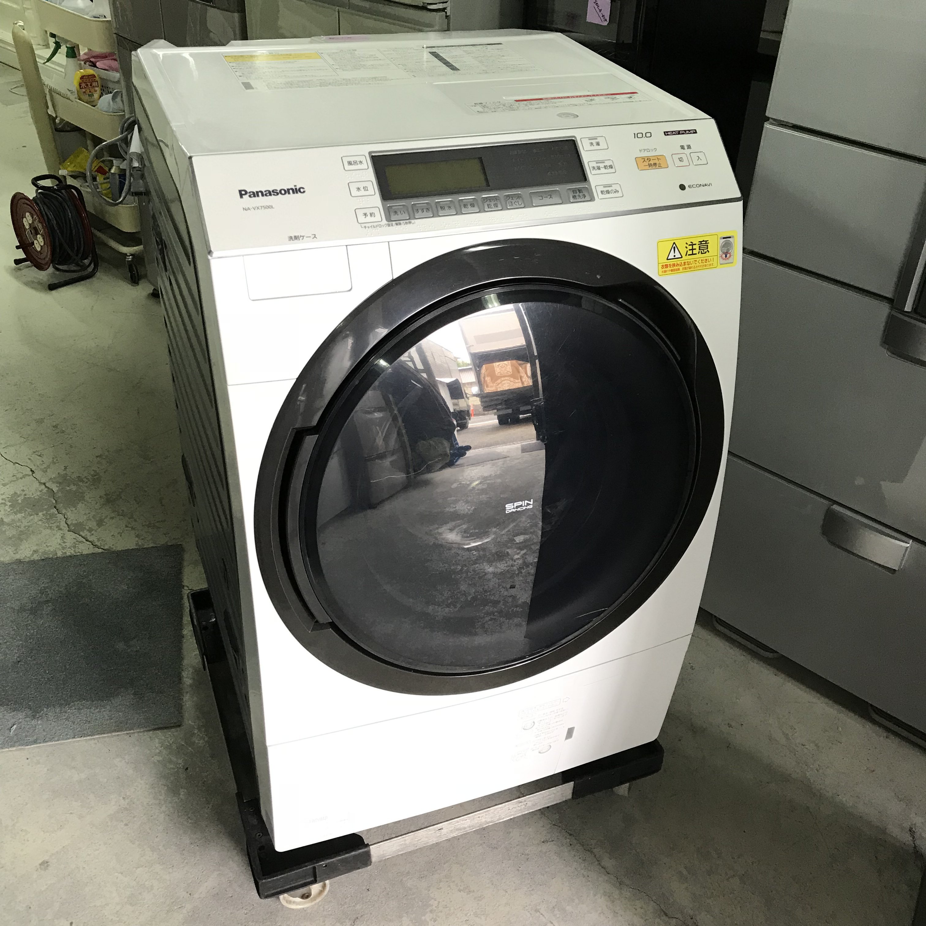 付与 パナソニック ドラム式洗濯機 10kg NA-VX8600L 2016年 sushitai