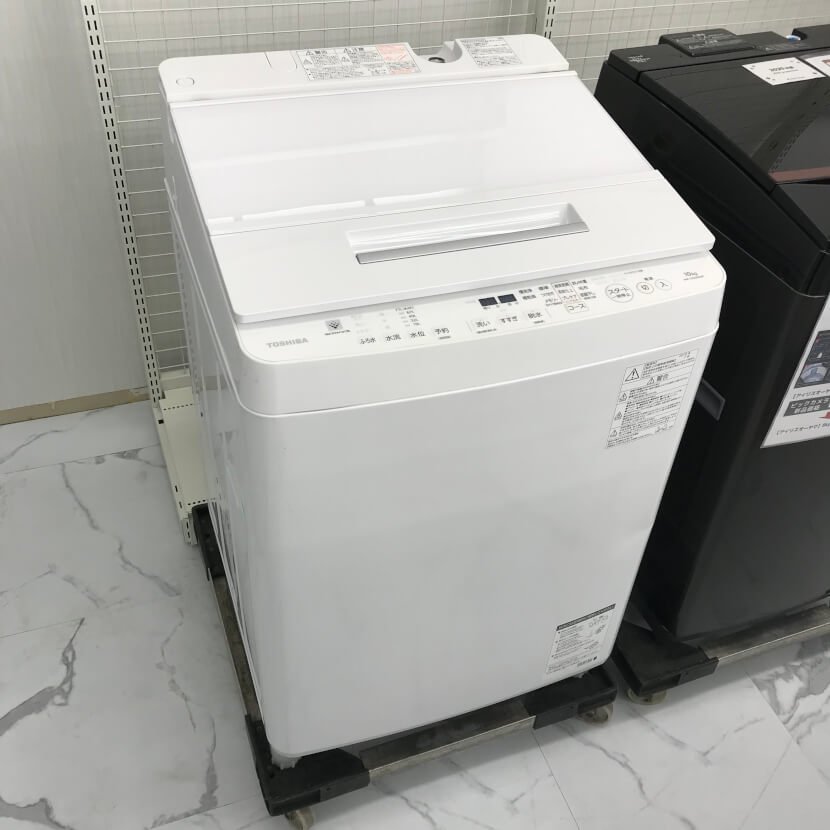 東芝 乾燥機能付き洗濯機10kg/5kg AW-10SV8-Wを買い取りました