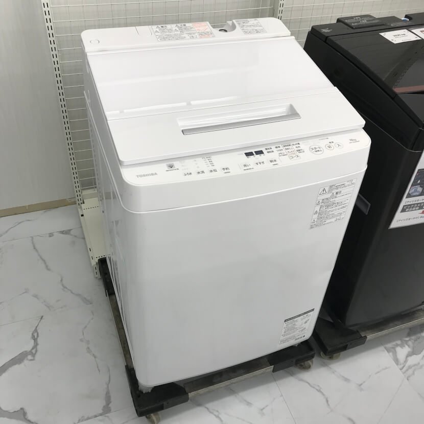 東芝 乾燥機能付き洗濯機10kg/5kg AW-10SV8-Wを買い取りました ...