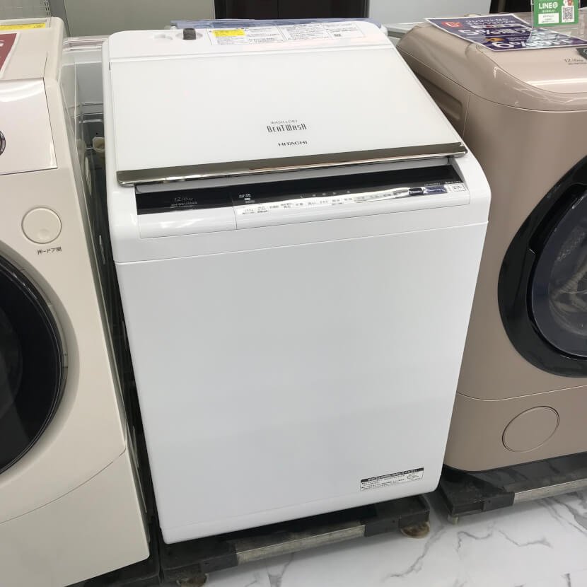 日立 乾燥機能付き洗濯機12kg/6kg BW-DX120BE5を買い取りました 