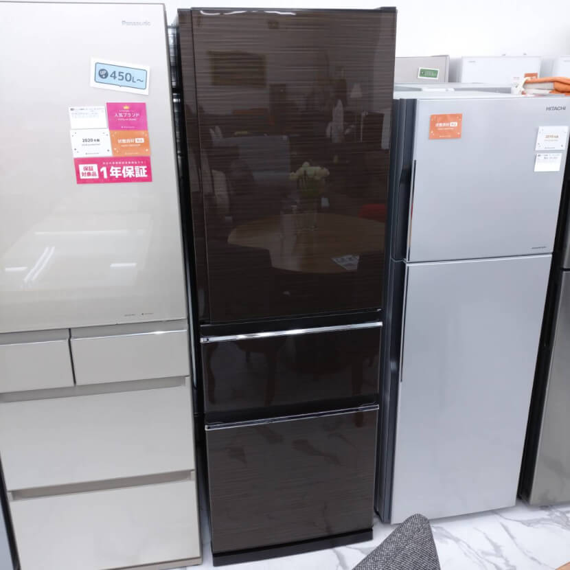 三菱ノンフロン冷凍冷蔵庫 MR-CX27D-BR形 2019年製 - キッチン家電